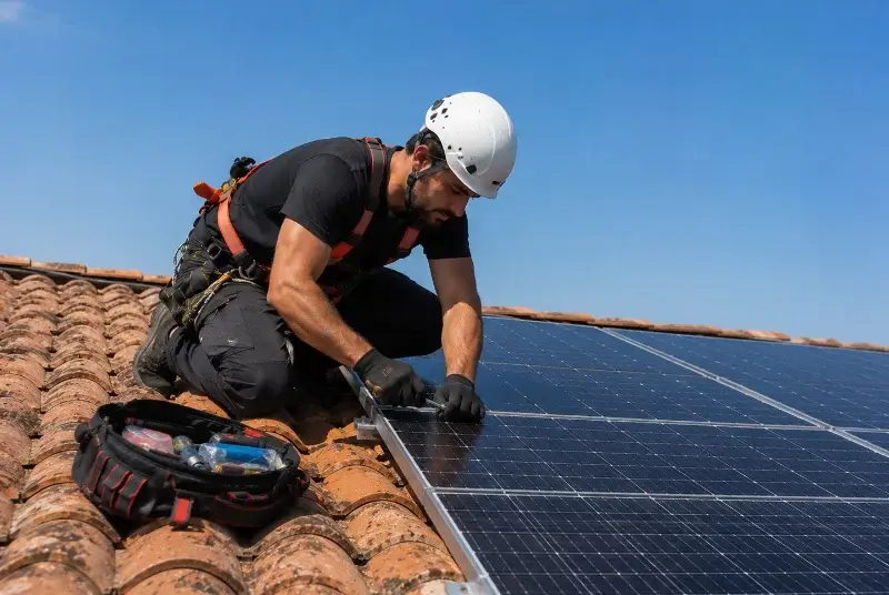 Maintenance et monitoring de panneaux solaires à Lathuile